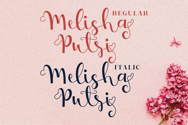 Melisha Putri字体 1
