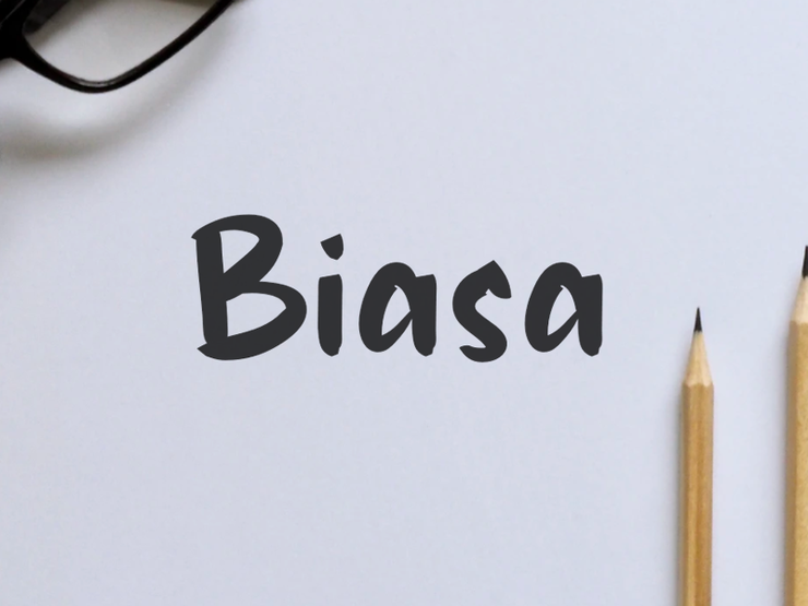 b Biasa字体 1