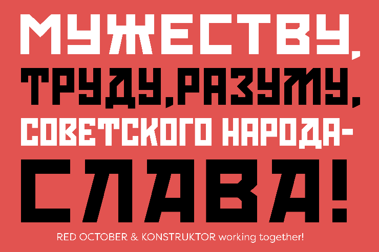 Konstruktor字体 1