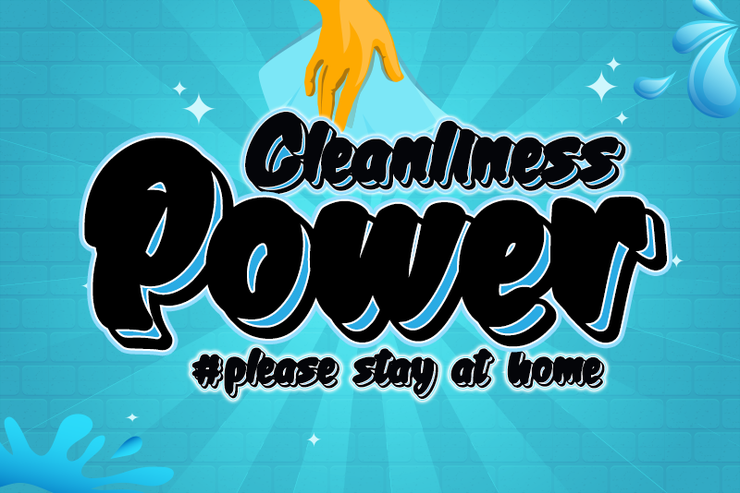 Cleanliness Power字体 1