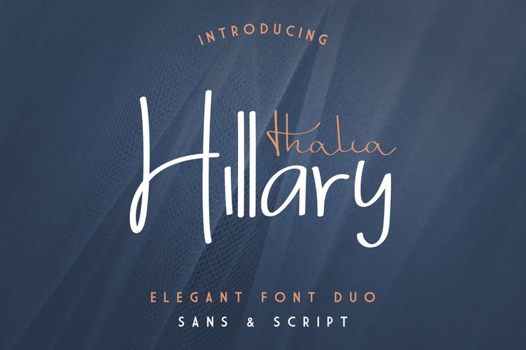 Thalia Hillary Sans字体 1