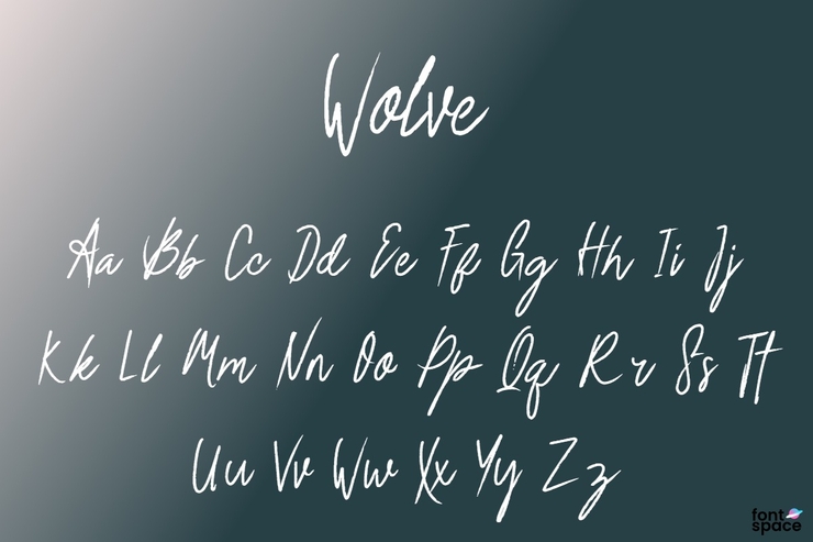 Wolve字体 1