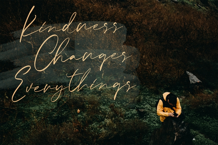 Calvin Fallen字体 7