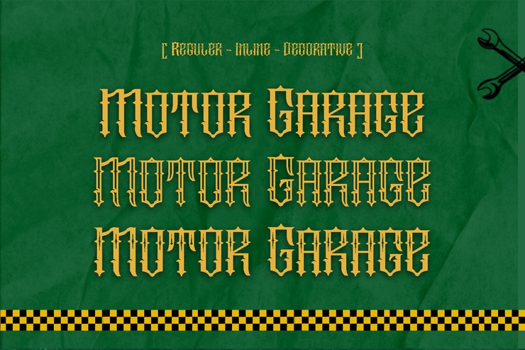 Motor Garage字体 4