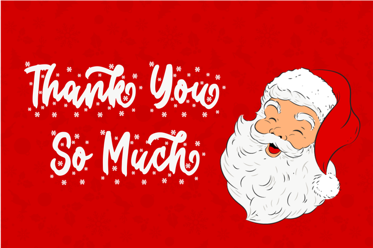 Christmas Present Snow字体 8