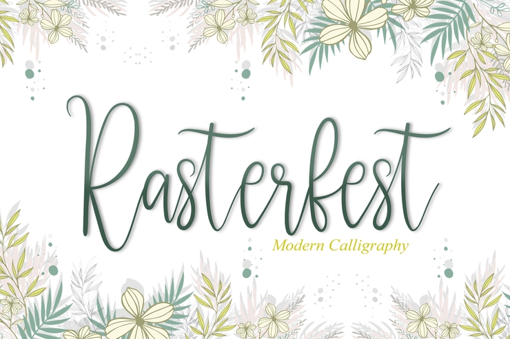 Rasterfest字体 1