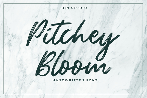Pitchey Bloom字体 3
