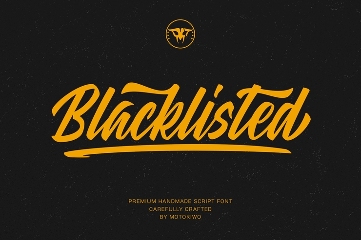 Blacklisted字体 1