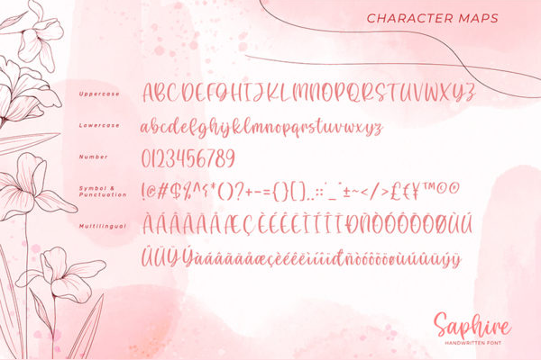 Saphire字体 1