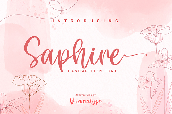 Saphire字体 3