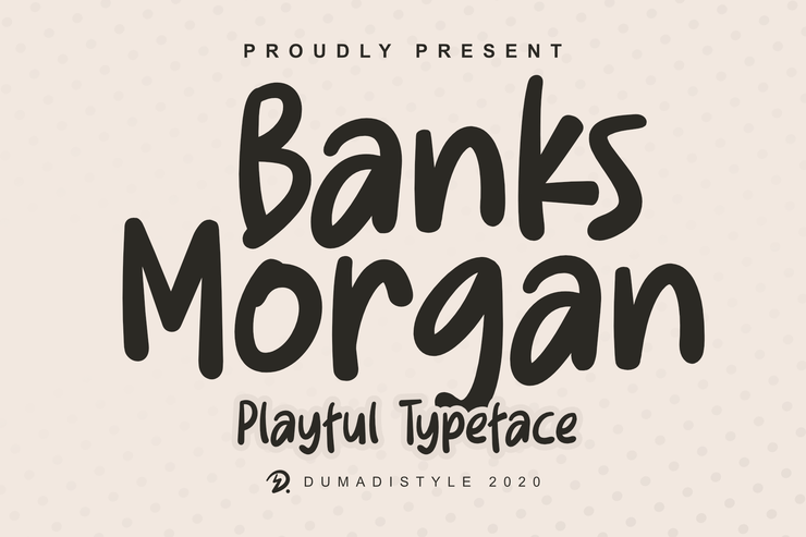Banks Morgan字体 3