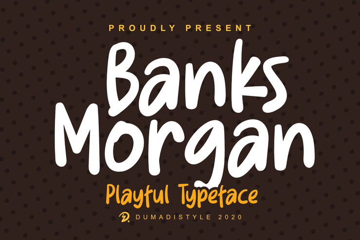 Banks Morgan字体 7