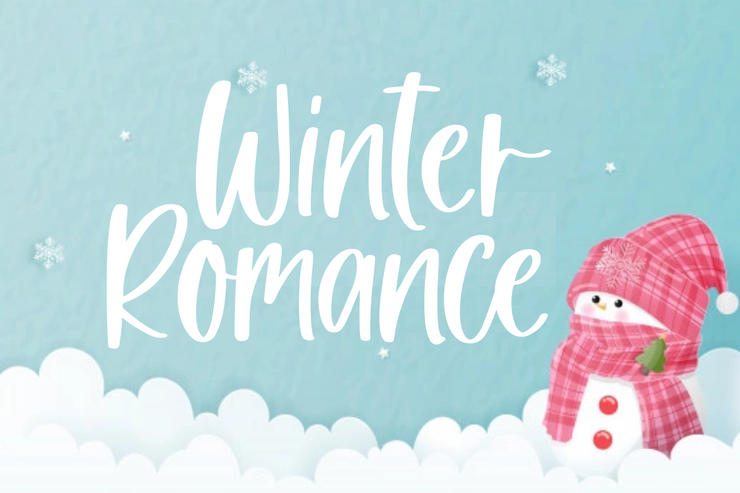 Winter Romance字体 1