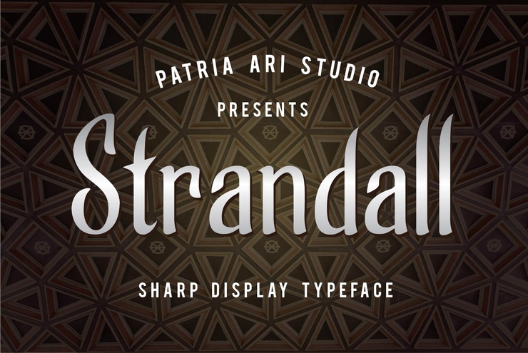 Strandall字体 5