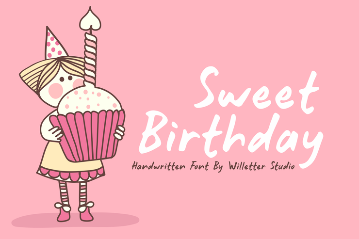 Sweet Bithday字体 1