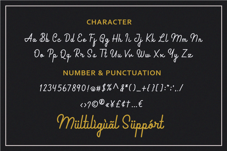 Callephane字体 3