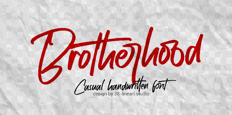 Brotherhood字体 5