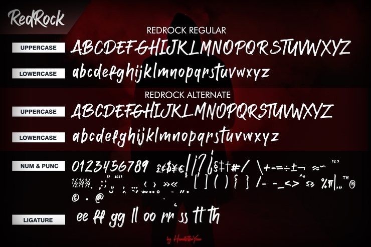 Red Rock字体 3