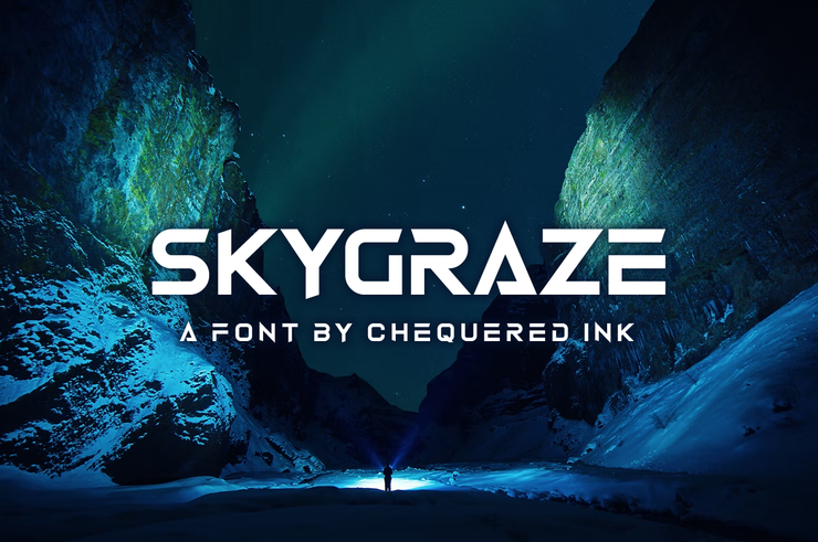 Skygraze字体 1