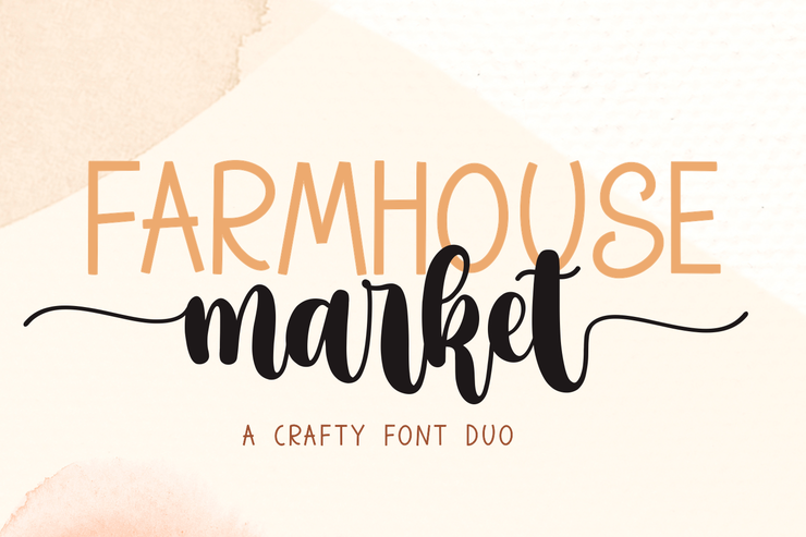 Farmhouse Market Script字体 8