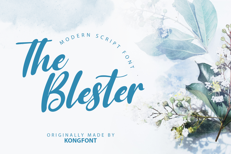 The Blester Italic字体 1