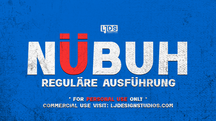 Nubuh字体 4
