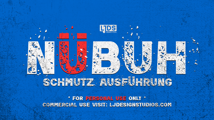 Nubuh字体 5
