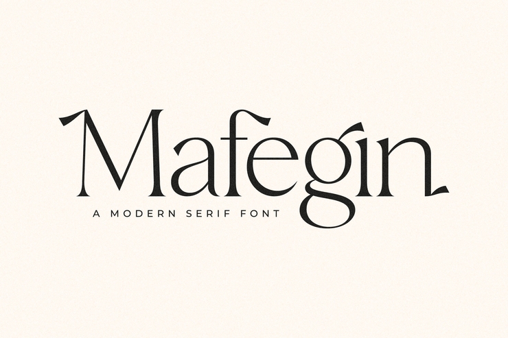 Mafegin字体 9