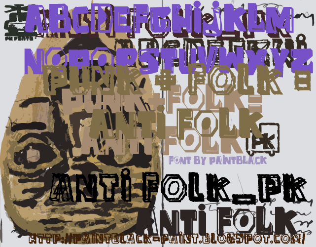 anti folkpk字体 2