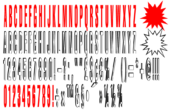 Riesig字体 1