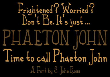 Phaeton John字体 1