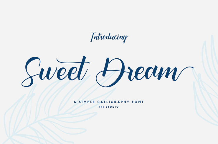 Sweet Dream字体 1