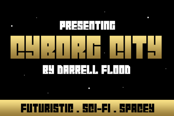 Cyborg City字体 1