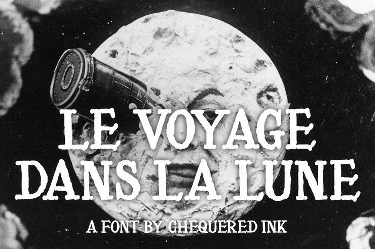 Le Voyage Dans La Lune字体 1