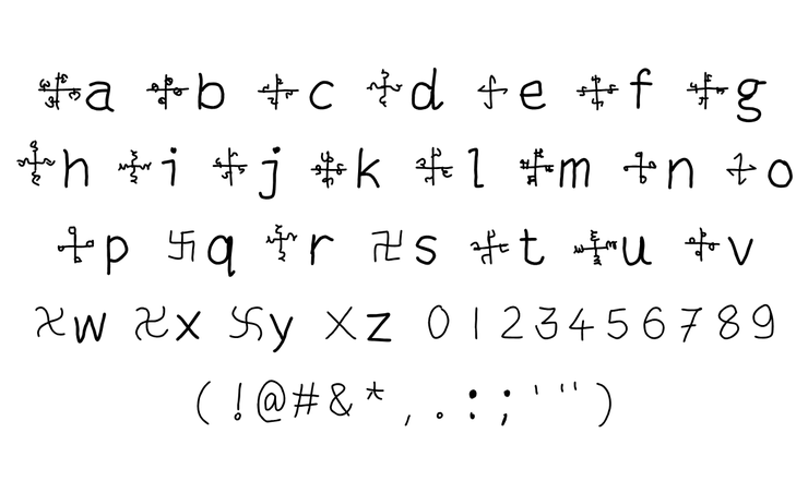 tetraalphavitos字体 1