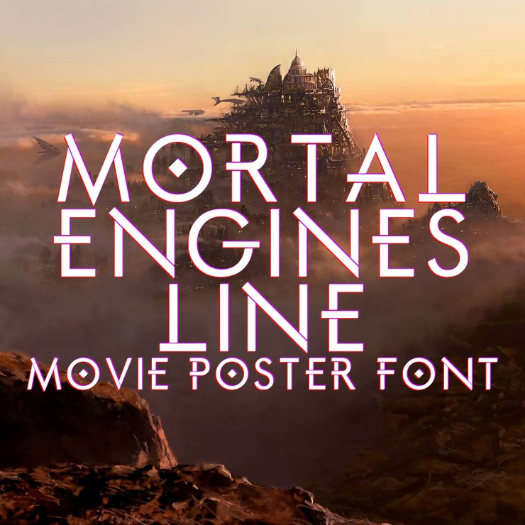 Mortal Engines Line字体 1