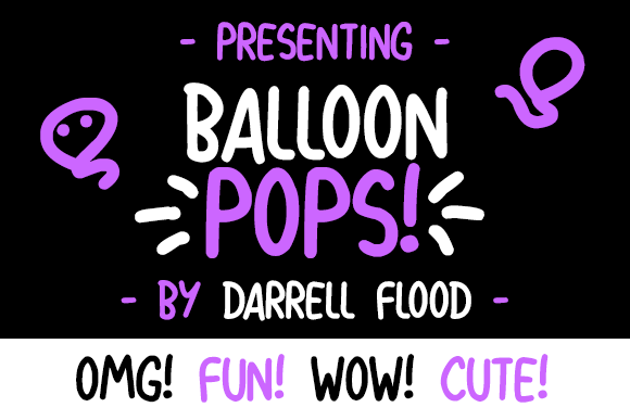Balloon Pops字体 1