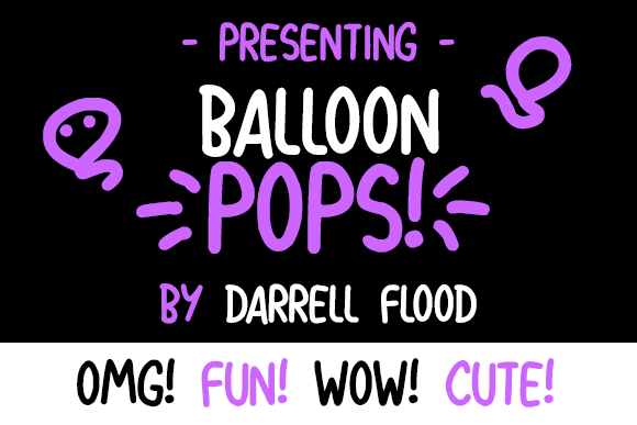 Balloon Pops字体 2