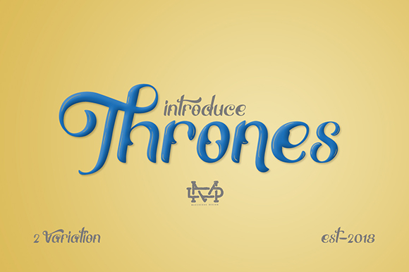 Thrones字体 2