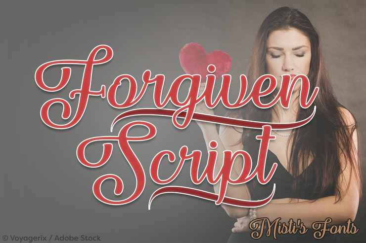 Forgiven Script字体 3