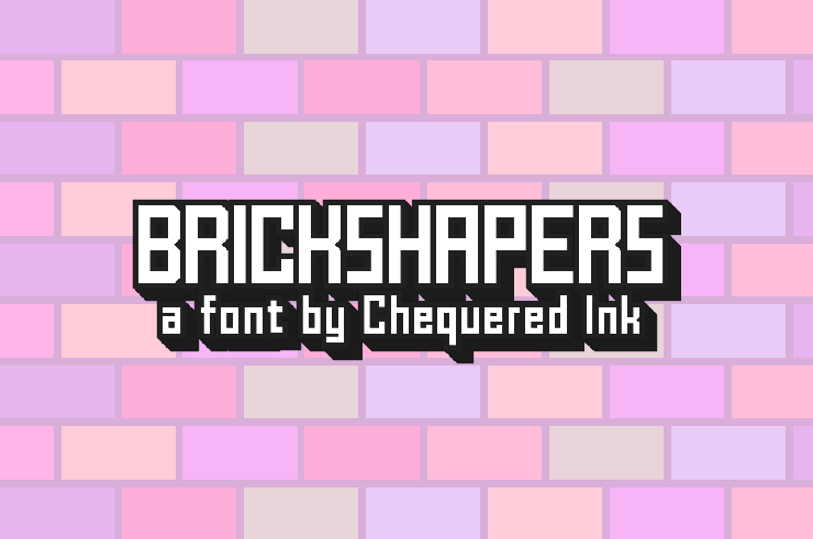 Brick Shapers字体 1