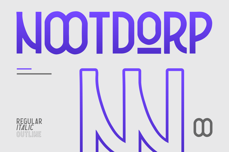 Nootdorp字体 2