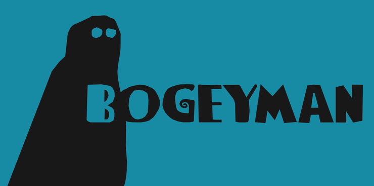 Bogeyman Eroded字体 1