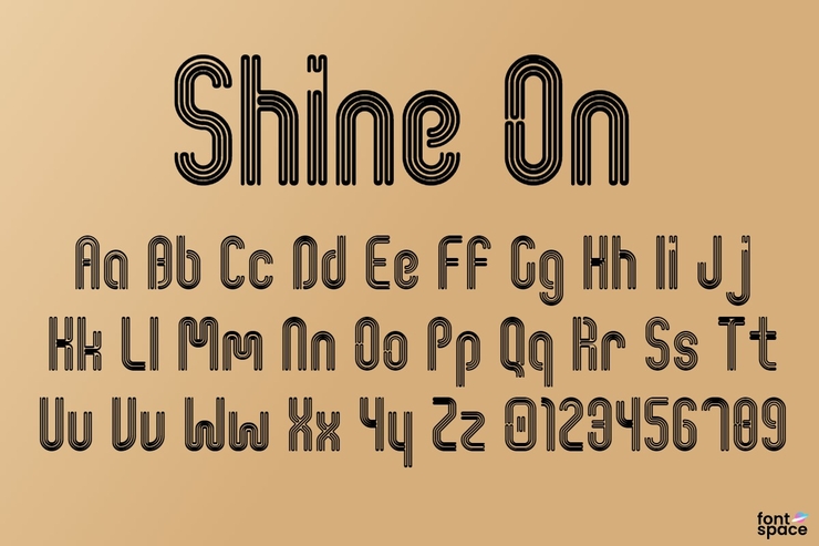 Shine On字体 1