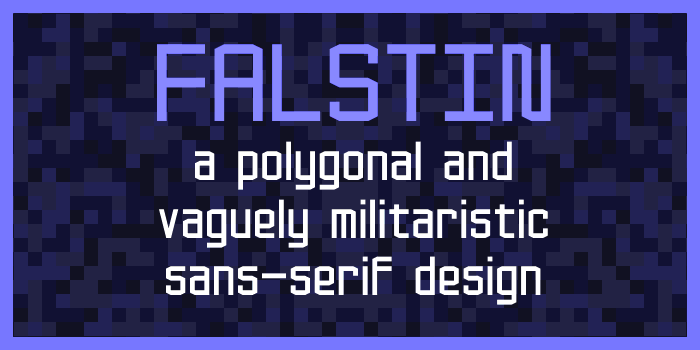 Falstin字体 3