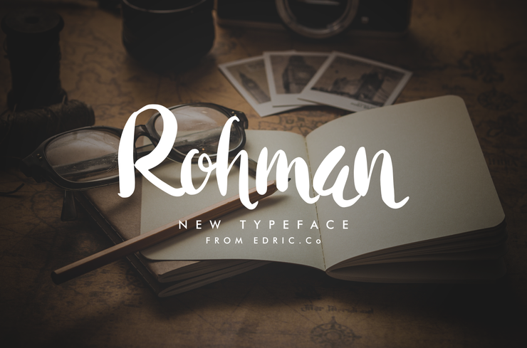 Rohman Grunge字体 9