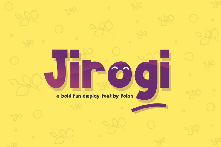 Jirogi字体 1