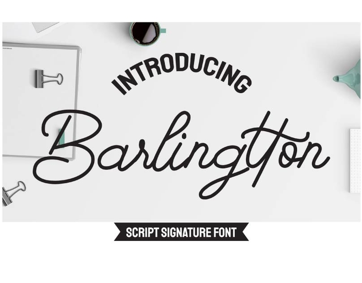 Barlingtton字体 1