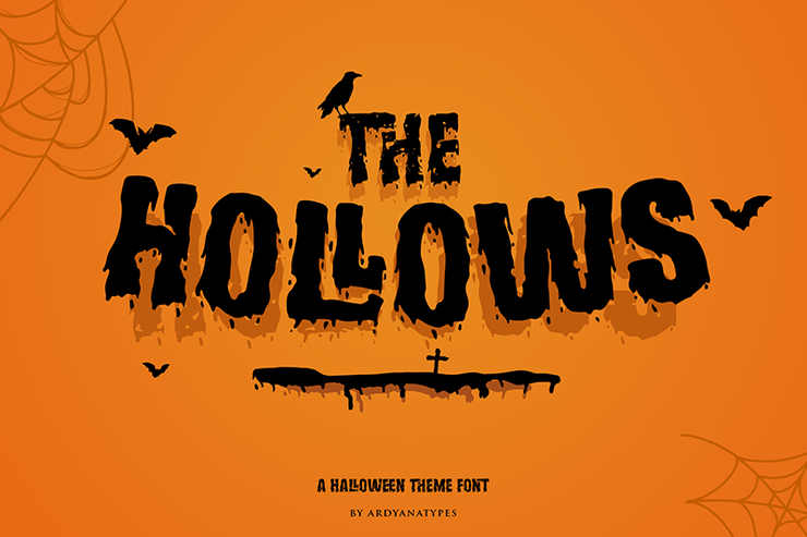 Hollows字体 1