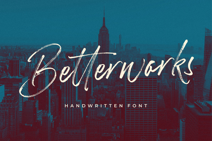 Betterworks字体 1